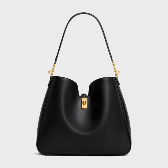 Sac Camille 16 Soft de taille moyenne en cuir de veau lisse