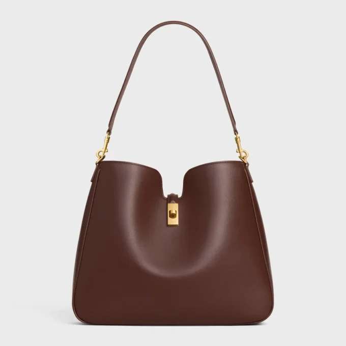 Sac Camille 16 Soft de taille moyenne en cuir de veau lisse