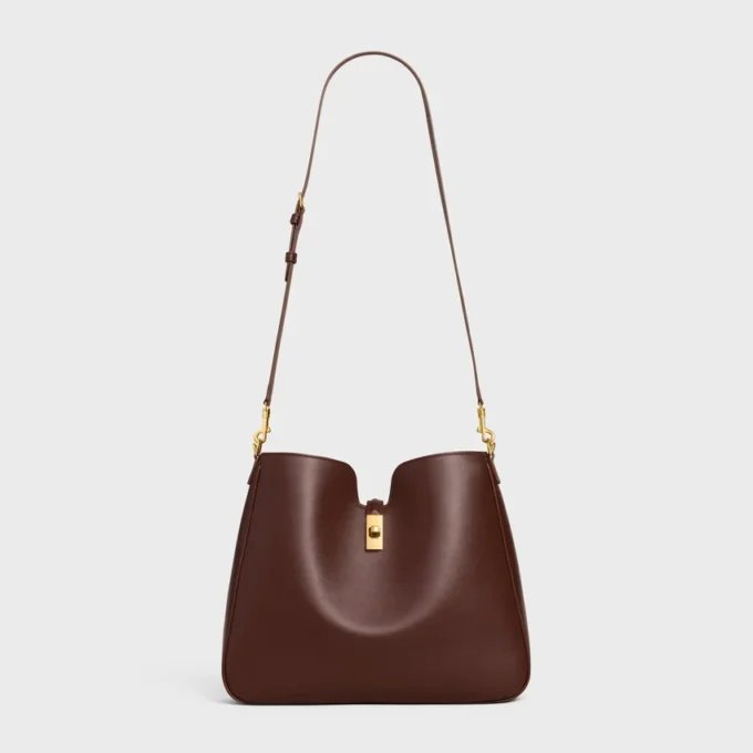 Sac Camille 16 Soft de taille moyenne en cuir de veau lisse