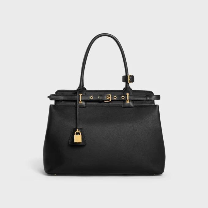 Sac CELINE Conti en cuir de veau grainé souple