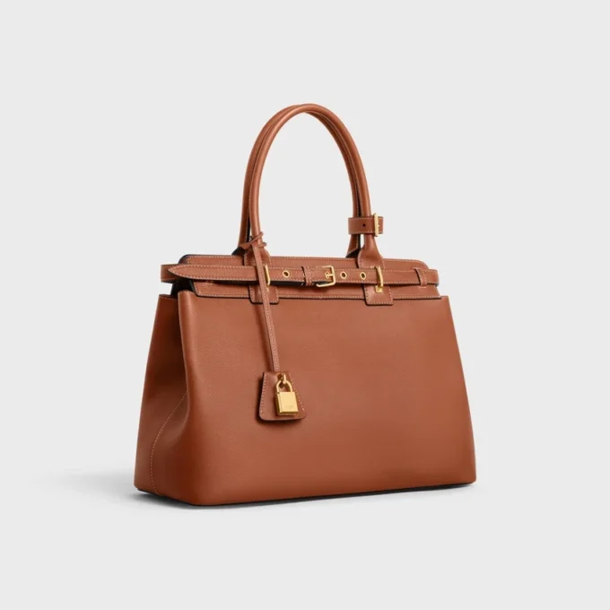 Sac CELINE Conti en cuir de veau grainé souple