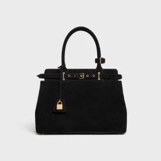 Sac CELINE Conti en cuir de veau suédé