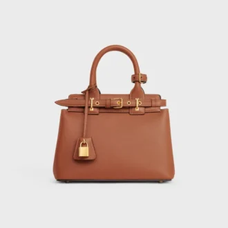 Sac Celine Conti Teen en cuir de veau grainé souple