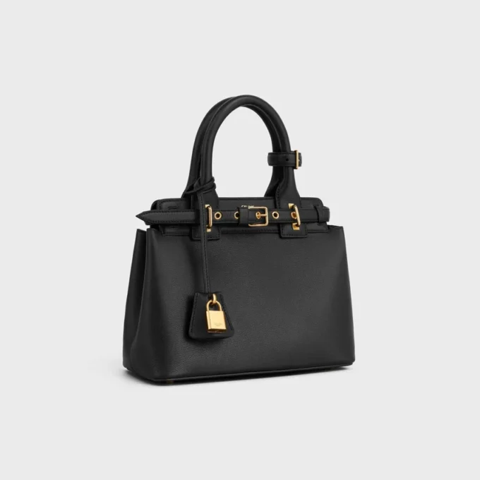 Sac Celine Conti Teen en cuir de veau grainé souple