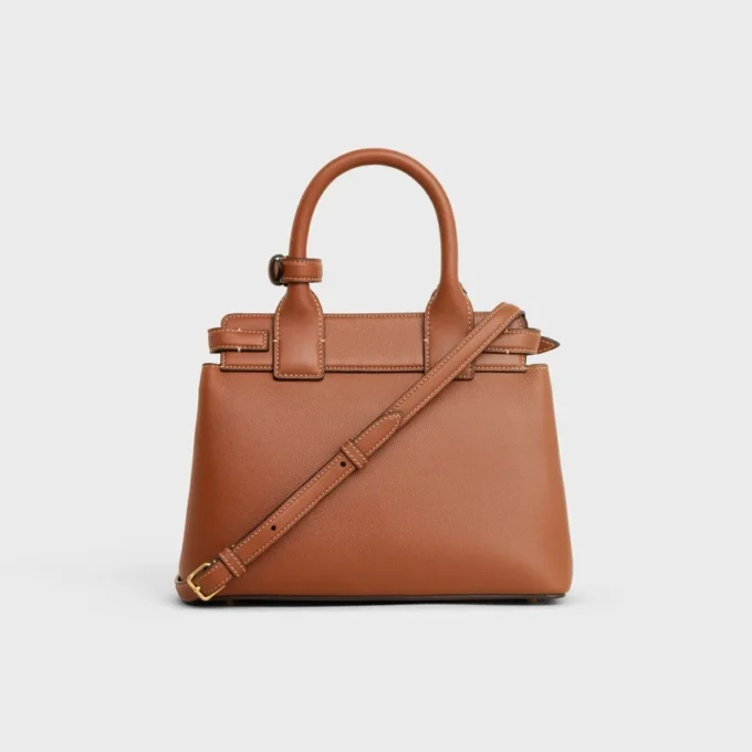 Sac Celine Conti Teen en cuir de veau grainé souple