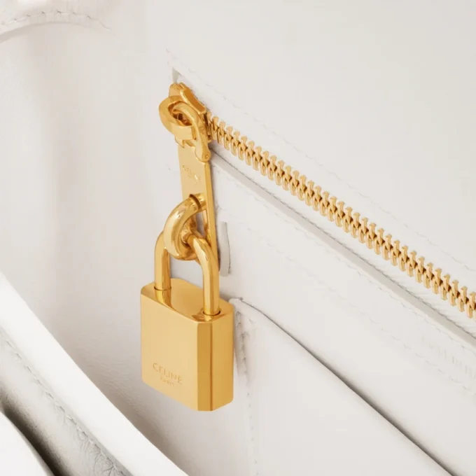 Sac Celine Conti Teen en cuir de veau grainé souple