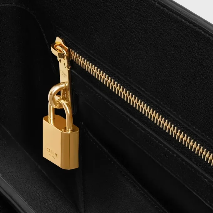 Sac Celine Conti Teen en cuir de veau grainé souple