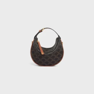 Sac Celine Lulu pour adolescent en Triomphe Canvas et cuir de veau