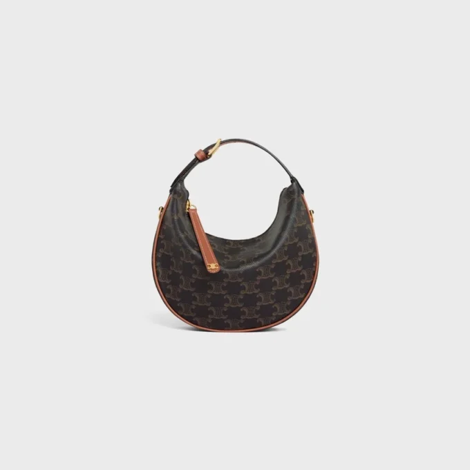 Sac Celine Lulu pour adolescent en Triomphe Canvas et cuir de veau