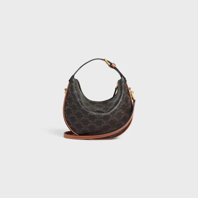 Sac Celine Lulu pour adolescent en Triomphe Canvas et cuir de veau