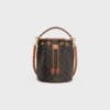 Sac Clara en toile Triomphe Canvas et cuir de veau