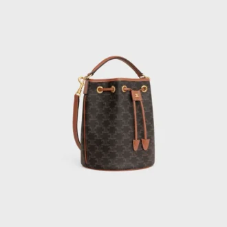 Sac Clara en toile Triomphe Canvas et cuir de veau