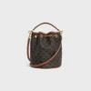 Sac Clara en toile Triomphe Canvas et cuir de veau