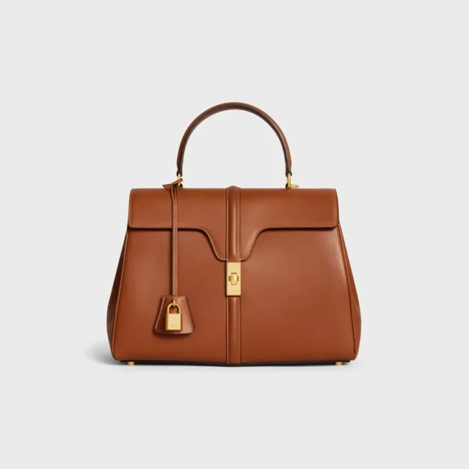 Sac Classique 16 en cuir de veau naturel