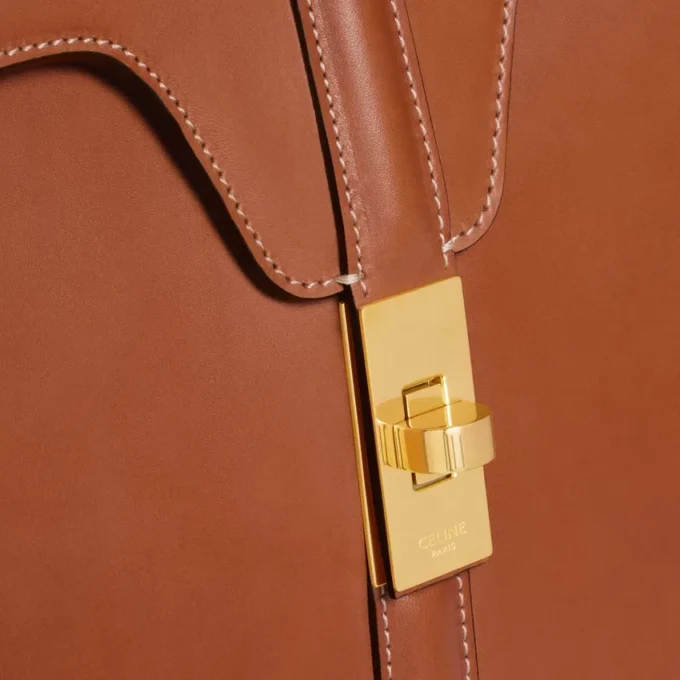 Sac Classique 16 en cuir de veau naturel