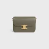Sac Classique Triomphe en cuir de veau brillant