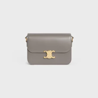 Sac Classique Triomphe en cuir de veau brillant