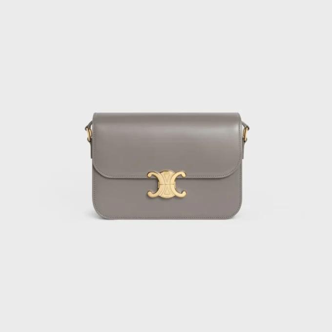 Sac Classique Triomphe en cuir de veau brillant Sac Classique Triomphe en cuir de veau brillant