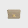Sac Classique Triomphe en cuir de veau brillant Sac Classique Triomphe en cuir de veau brillant