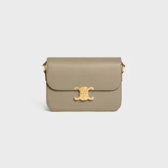 Sac Classique Triomphe en cuir de veau brillant