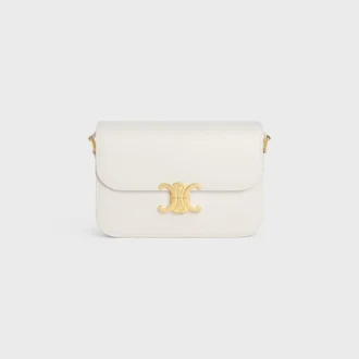 Sac Classique Triomphe en cuir de veau brillant