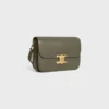 Sac Classique Triomphe en cuir de veau brillant