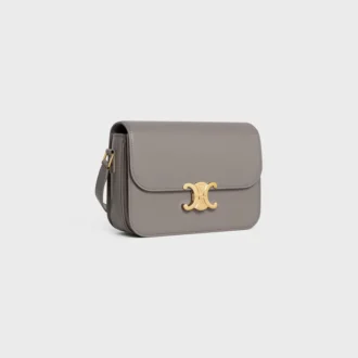 Sac Classique Triomphe en cuir de veau brillant