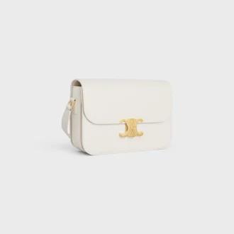 Sac Classique Triomphe en cuir de veau brillant