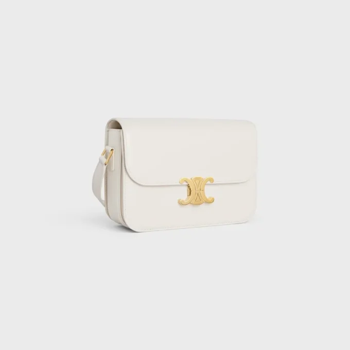 Sac Classique Triomphe en cuir de veau brillant Sac Classique Triomphe en cuir de veau brillant