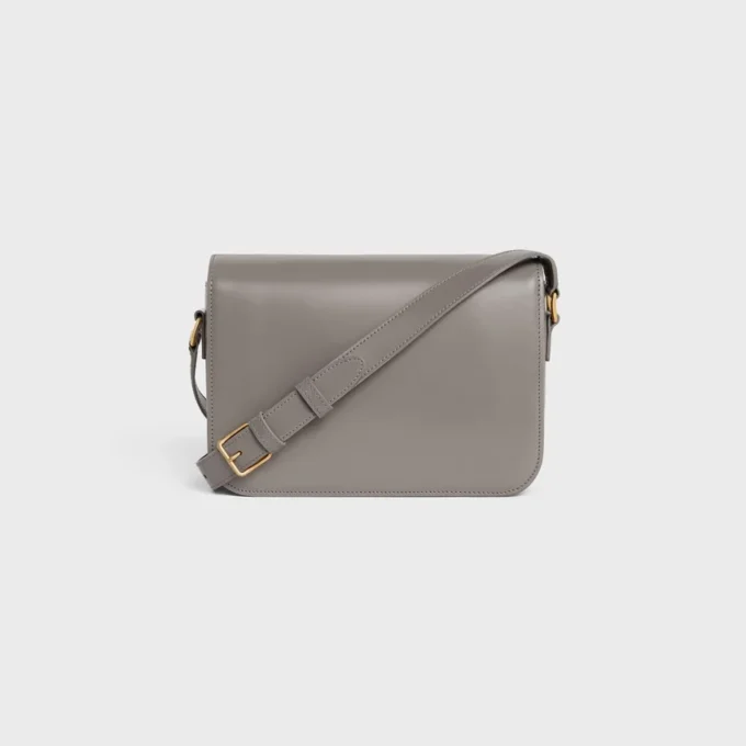 Sac Classique Triomphe en cuir de veau brillant Sac Classique Triomphe en cuir de veau brillant