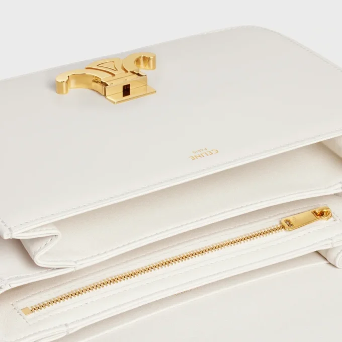 Sac Classique Triomphe en cuir de veau brillant Sac Classique Triomphe en cuir de veau brillant