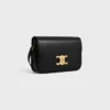 Sac Classique Triomphe en cuir de veau brillant