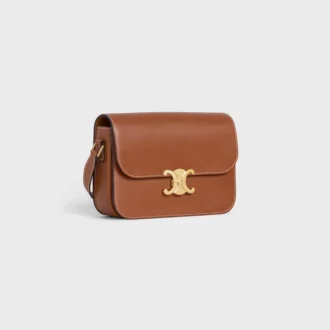 Sac Classique Triomphe en cuir de veau naturel
