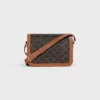 Sac Classique Triomphe en Triomphe Canvas et cuir de veau
