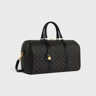 Sac de voyage en Triomphe Canvas et cuir de veau
