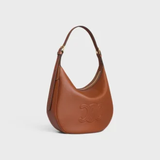 Sac HeloïSe moyen en cuir de veau grainé souple