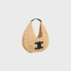 Sac hobo Panier Classic CELINE en raphia et cuir de veau