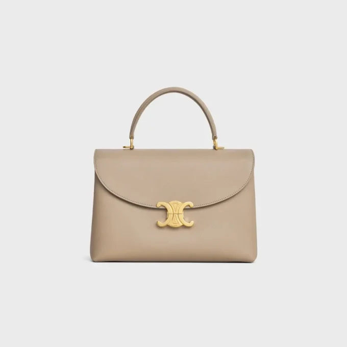 Sac Nino moyen en cuir de veau grainé souple