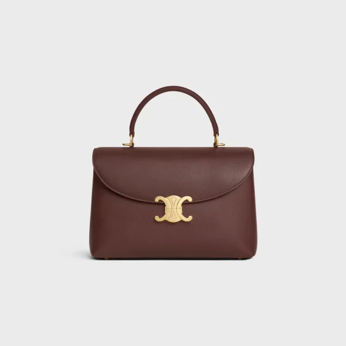 Sac Nino moyen en cuir de veau grainé souple Sac Nino moyen en cuir de veau grainé souple