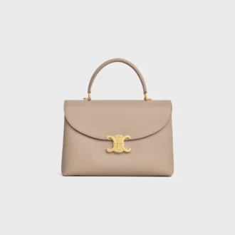 Sac Nino moyen en cuir de veau grainé souple