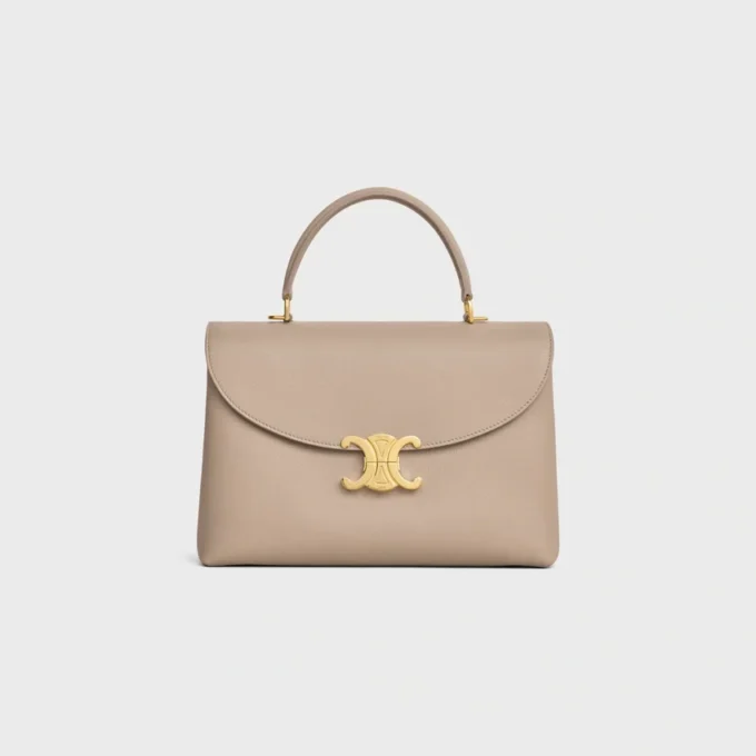 Sac Nino moyen en cuir de veau grainé souple Sac Nino moyen en cuir de veau grainé souple