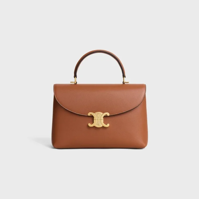 Sac Nino moyen en cuir de veau grainé souple Sac Nino moyen en cuir de veau grainé souple