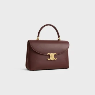 Sac Nino moyen en cuir de veau grainé souple