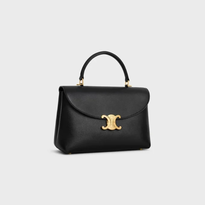 Sac Nino moyen en cuir de veau grainé souple Sac Nino moyen en cuir de veau grainé souple