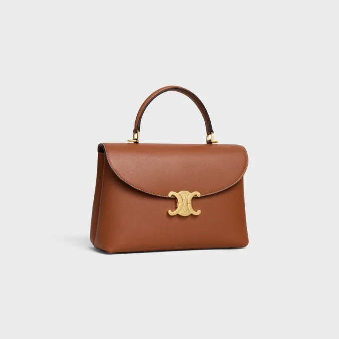 Sac Nino moyen en cuir de veau grainé souple Sac Nino moyen en cuir de veau grainé souple