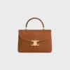 Sac Nino moyen en cuir de veau nubuck