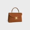 Sac Nino moyen en cuir de veau nubuck