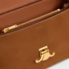 Sac Nino moyen en cuir de veau nubuck