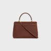 Sac Nino moyen en cuir de veau nubuck grainé Sac Nino moyen en cuir de veau nubuck grainé