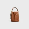 Sac Teen Clara en cuir de veau grainé souple